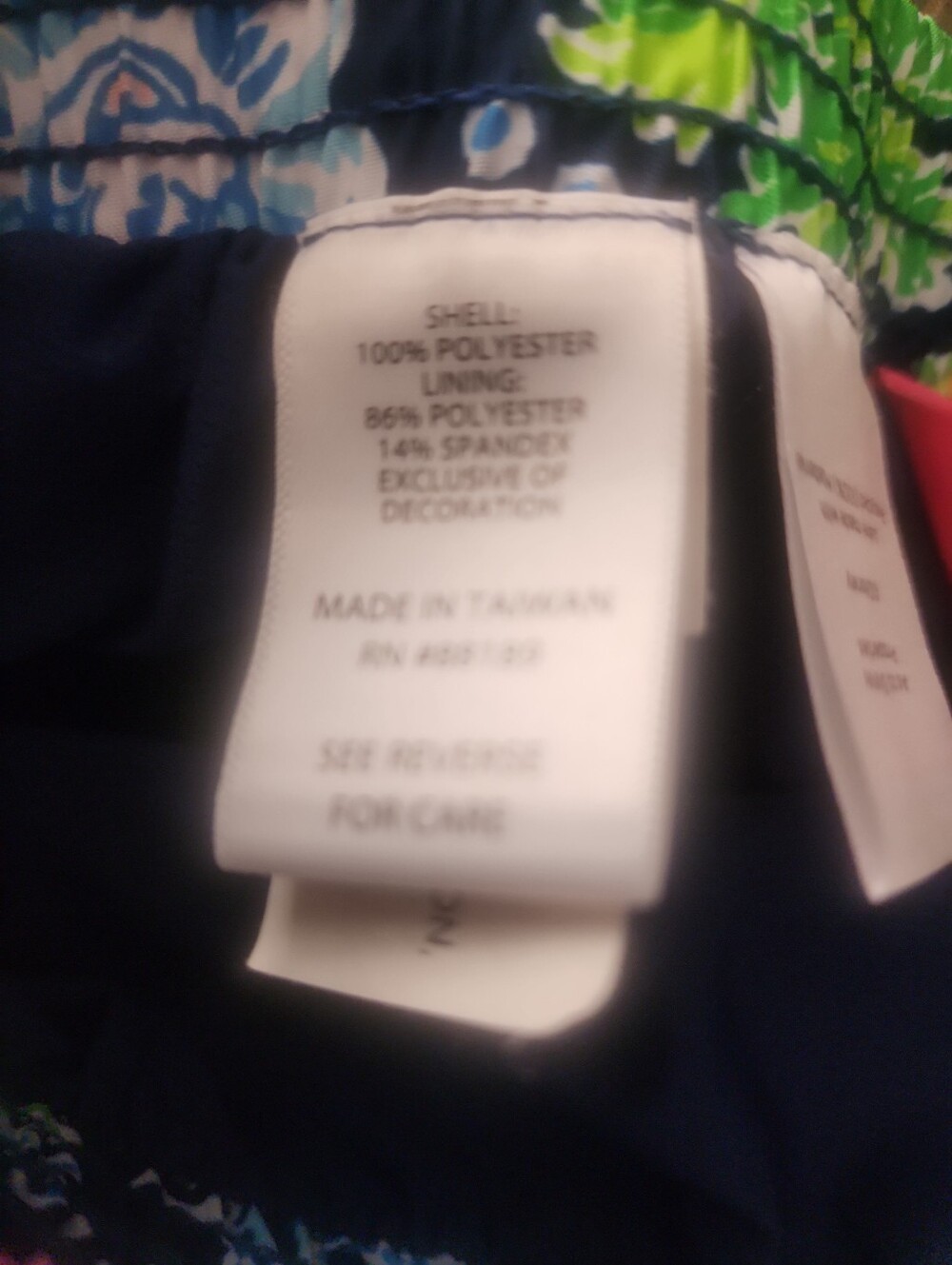 Lilly Pulitzer & Disney Ocean Trail Shorts In Aegean Navy Lilly Loves Disney - Picture 6 of 6